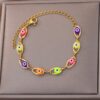 Rainbow Color Segmented Bracelet  Pride Bracelet Fashion  Wristband - Image 11