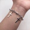 CROSS BARBED WIRED BRACELETS - Image 3