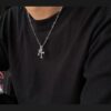 EXQUISITE DOUBLE CROSS NECKLACE - Image 4