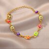 Rainbow Color Segmented Bracelet  Pride Bracelet Fashion  Wristband - Image 5