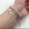 CROSS BARBED WIRED BRACELETS - Image 2