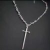 SMALL WIRED BRAMBLES SWORD NECKLACE - Image 5